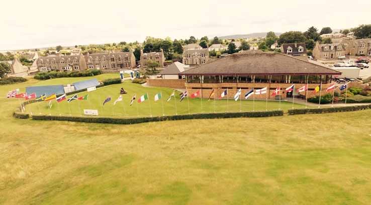 Golf course at Nairn Dunbar Golf Club