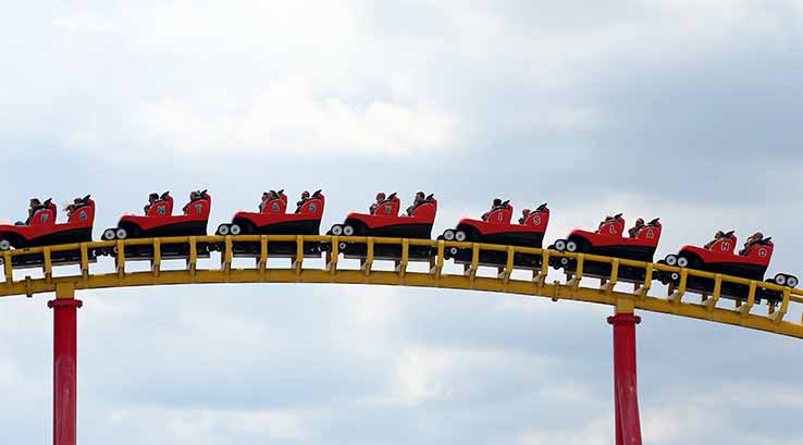 large rollercoaster ride