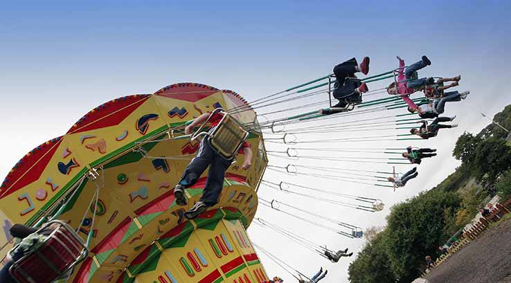 Amusement attraction at The Big Sheep theme park