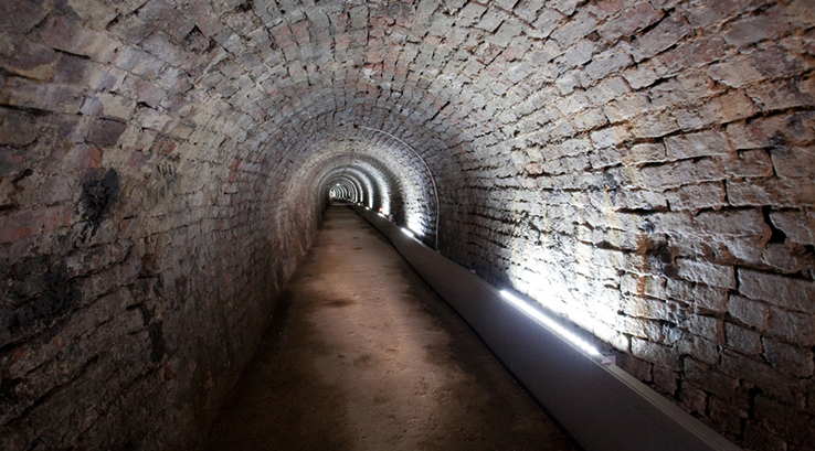 The Victoria Tunnel under Newcastle upon Tyne