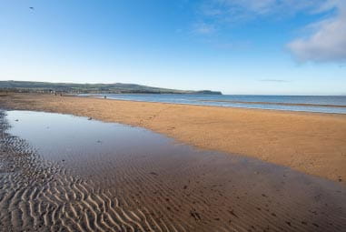 a sandy beach