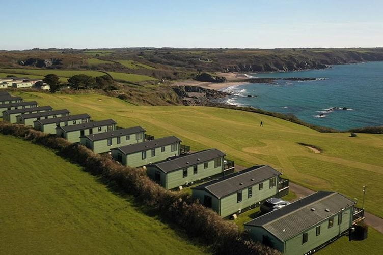 Caravans on coast