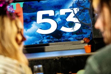 53 bingo number on screen