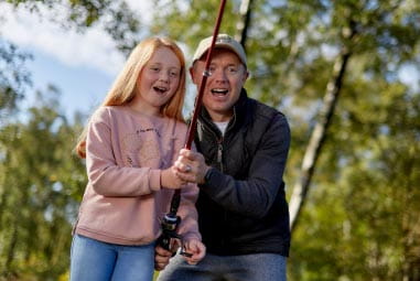 Family fishing