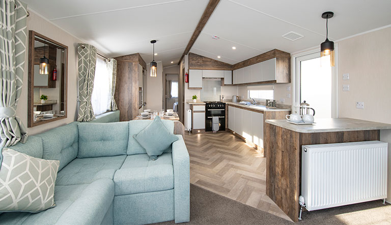 Living area of the Willerby Brookwood