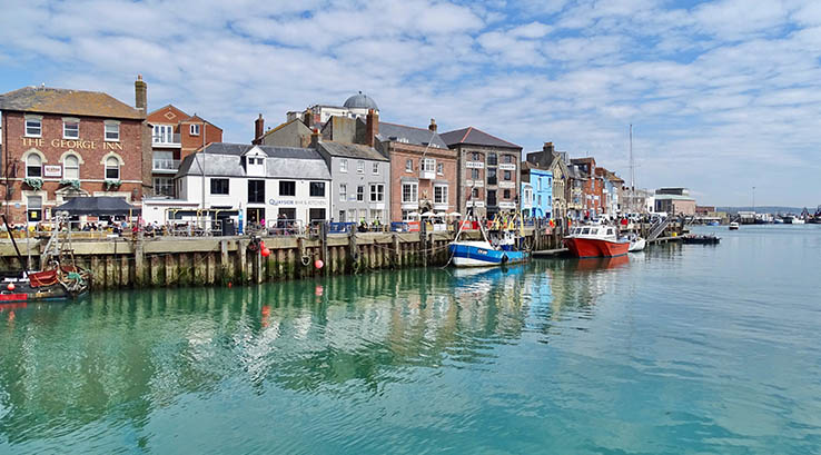 The harbour at Weymouth