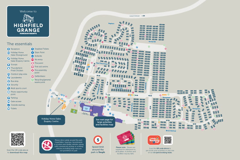 Map of park