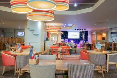 Interior of a restaurant