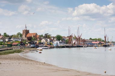 Waterfront, traditional town