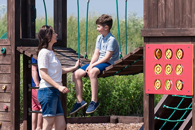 The adventure playground at Coopers Beach