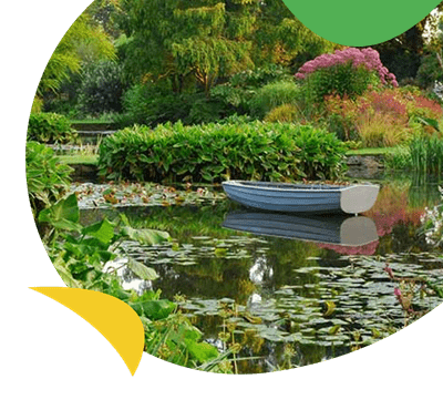 The Beth Chatto Gardens near Coopers Beach Holiday park
