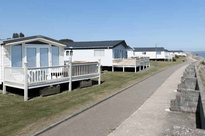 Park homes at Coopers Beach