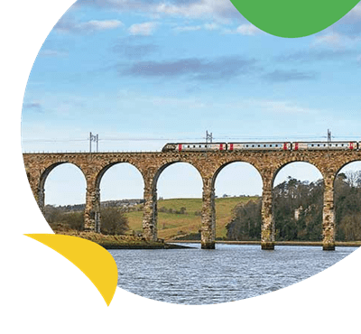 A picturesque viaduct near at Eyemouth Holiday Park