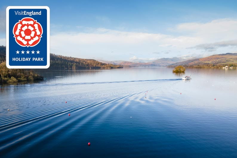 Lake District ripples over water
