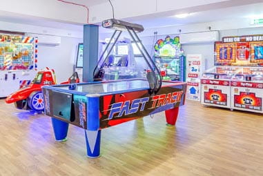 Air hocky table in arcades