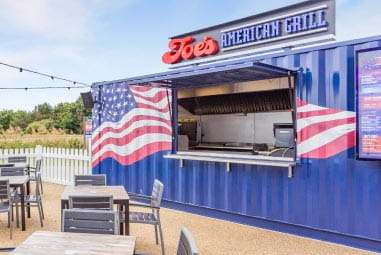 Joes American grill at Parkdean Resorts