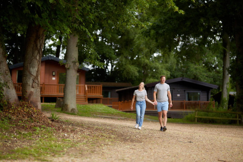 a couple going for a country walk