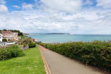 a quiet coastal path