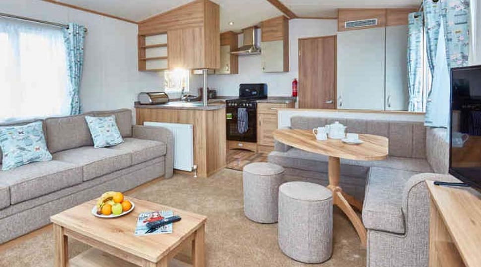 caravan living space