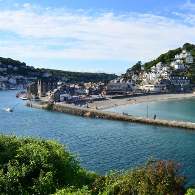 peaceful beach harbour