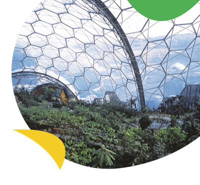 The Eden Project near Looe Bay Holiday Park