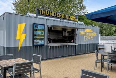 Thunderbirds chicken container