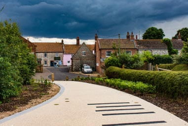Picturesque village in East Anglia