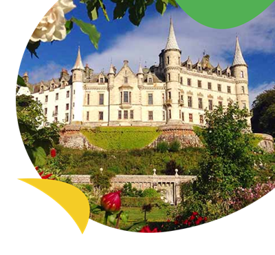 Dunrobin Castle near Nairn Lochloy Holiday Park