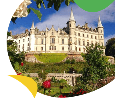 Dunrobin Castle near Nairn Lochloy Holiday Park