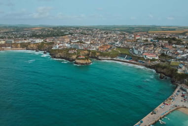 The Cornwall coast