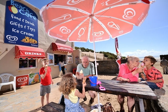 The Beach Cafe at Ruda Holiday Park