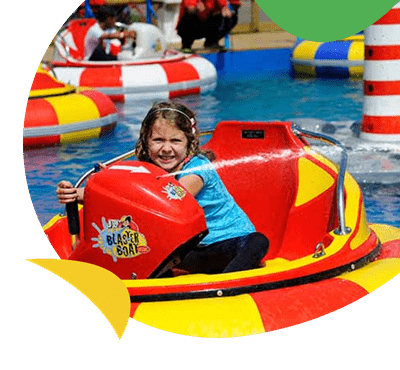 Adventure Wonderland theme park near Sandford Holiday Park