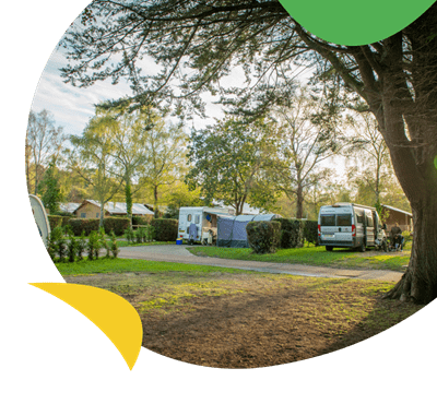 Touring and camping site at Sandford Holiday Park