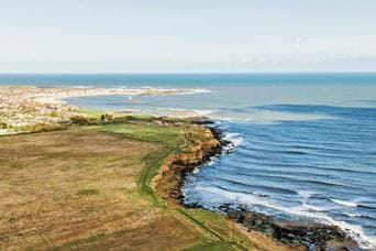 the Northumberland coast