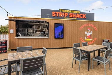 Thunderbird Strip Shack container