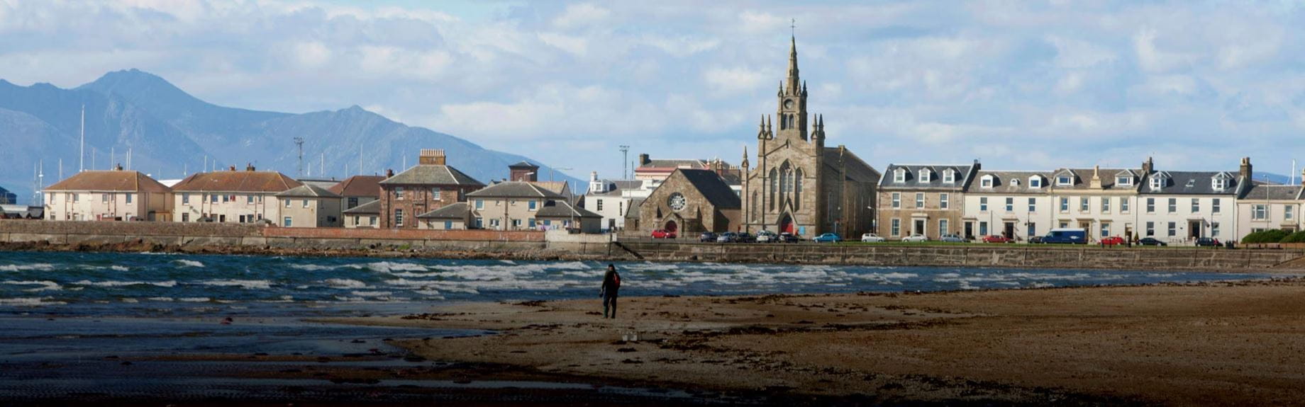 a picturesque town on the banks of a river