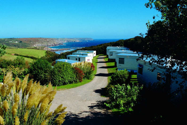 A sunny summer day at Sea Acres Holiday Park