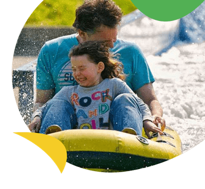 Log Flume at Camel Creek Theme Park near St Minver Holiday Park