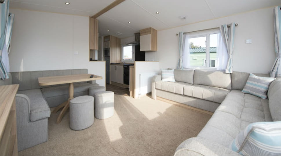 luxurious caravan lounge