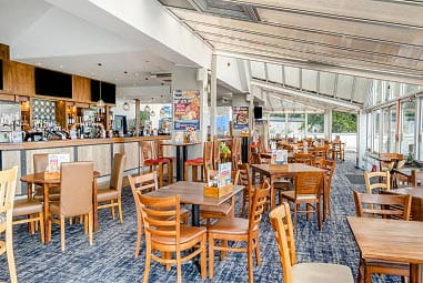 Indoor seating area
