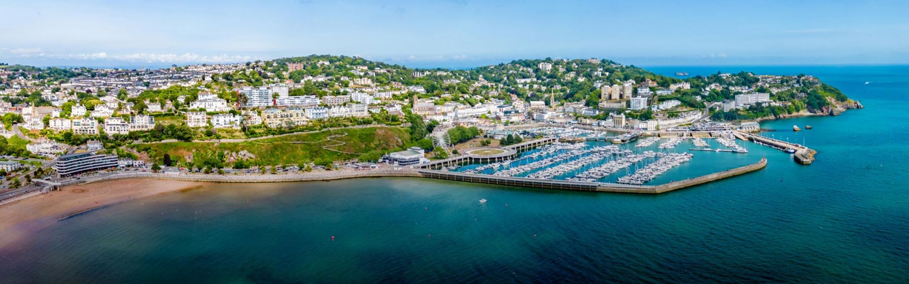 Torquay harbour in the sunshine