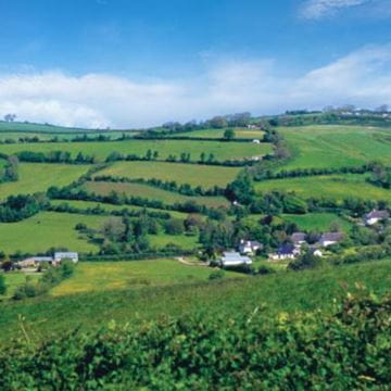 rolling countryside