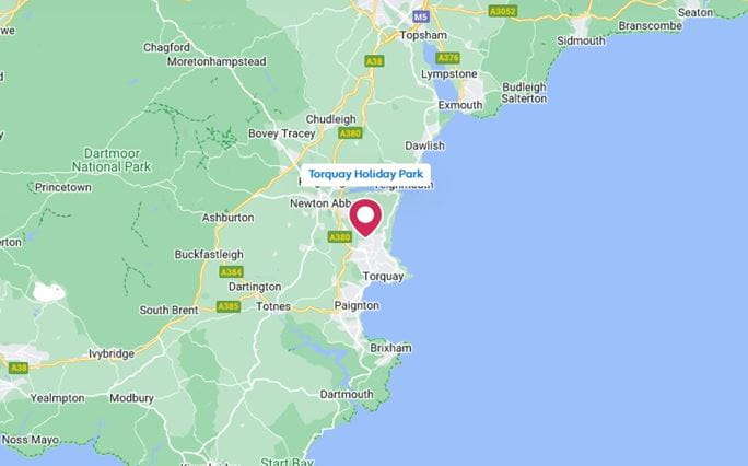 Directions & Map to Torquay Holiday Park, South Devon