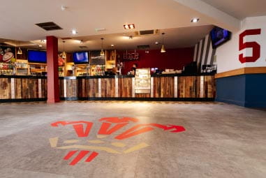 inside trecco bay's sports bar