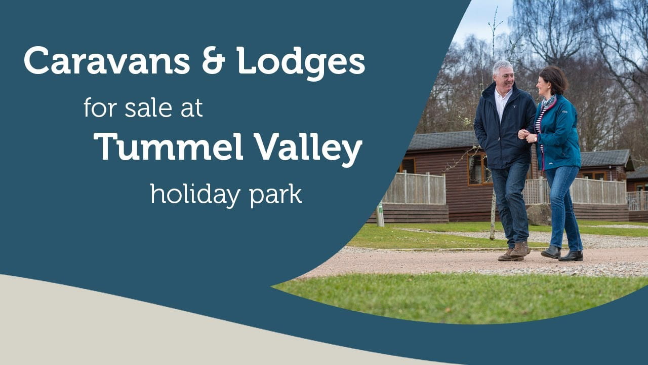 Caravans and lodges for sale at Tummel Valley holiday park