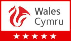 5 star visit Wales logo