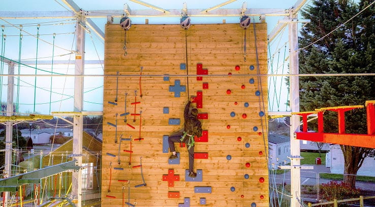 Climbing wall