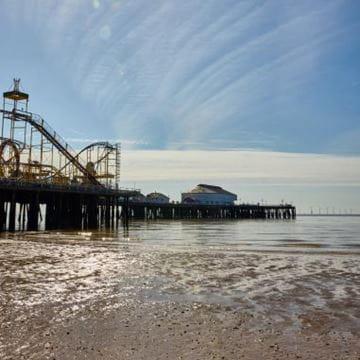Clacton pier in essex
