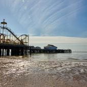 Clacton pier in essex