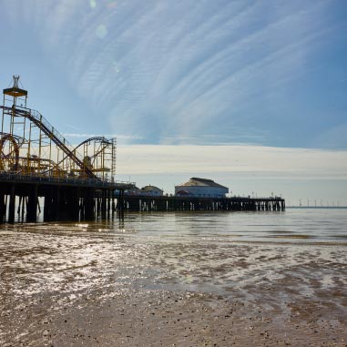 Clacton pier in essex